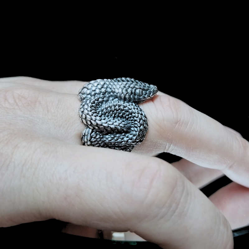 Lunar Snake Ring