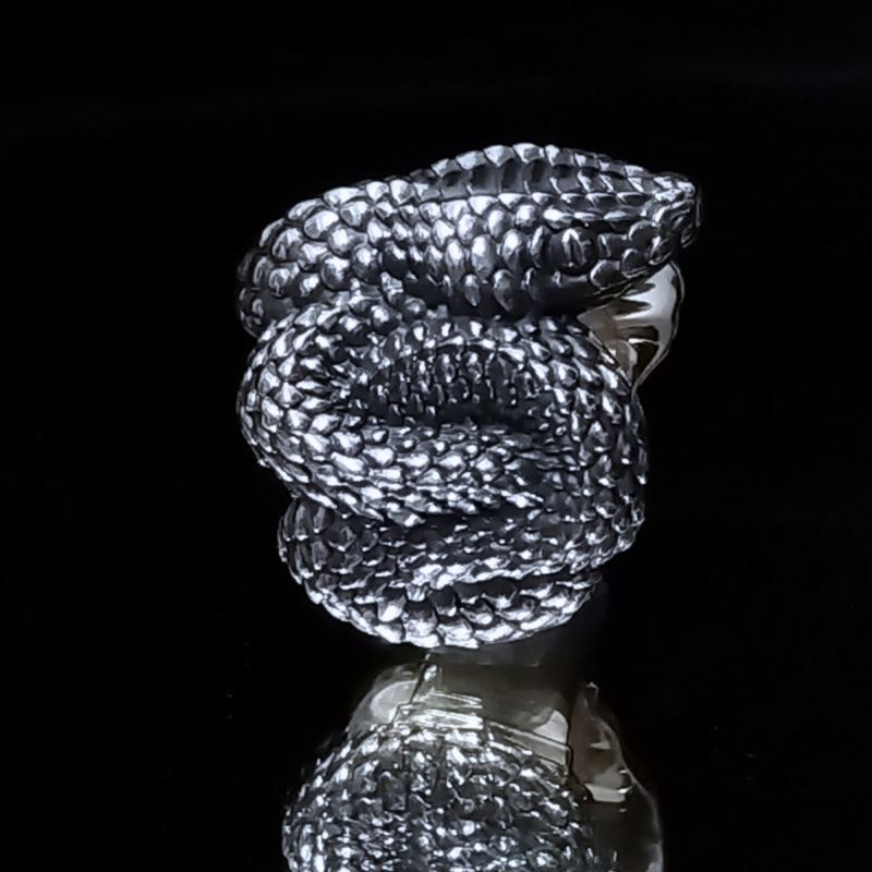 Lunar Snake Ring