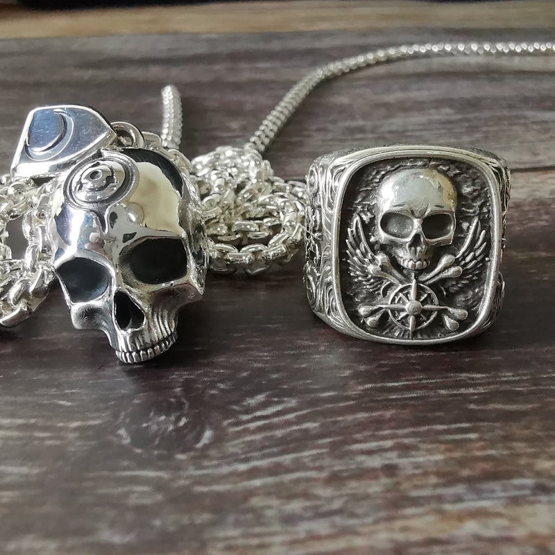 Sharingan Skull Pendant