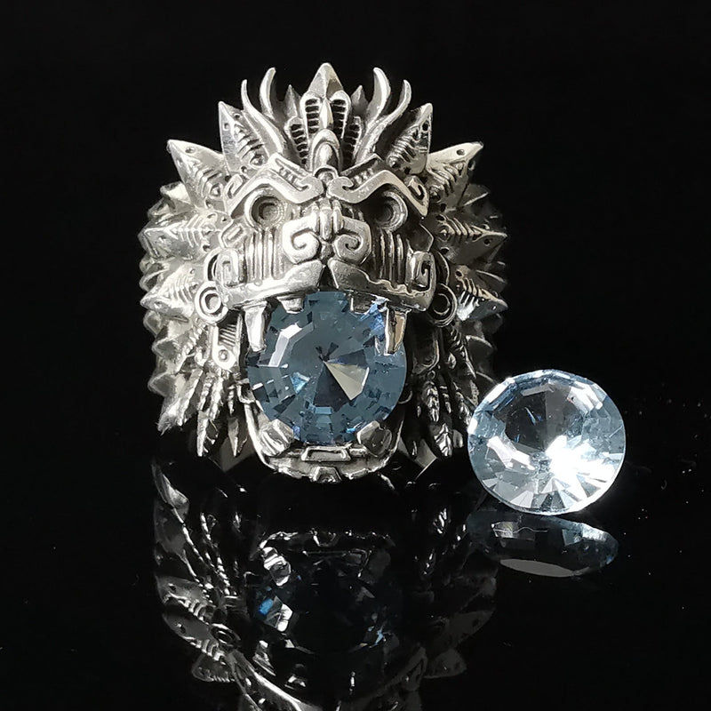 Quetzalcoatl Blue Topaz