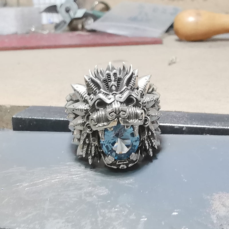 Quetzalcoatl Blue Topaz