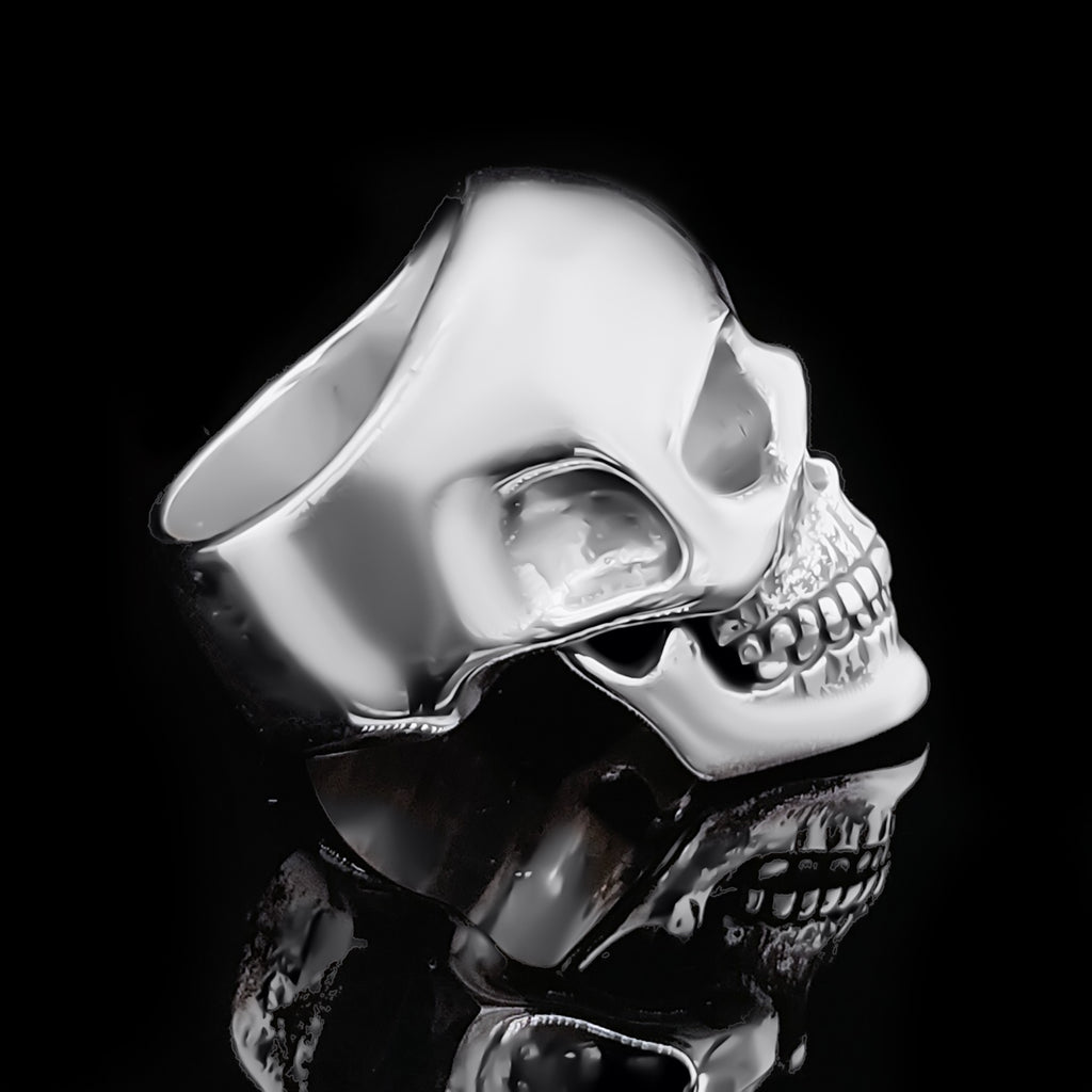 Human Skull Ring - 925 Sterling Silver – Serpent Forge