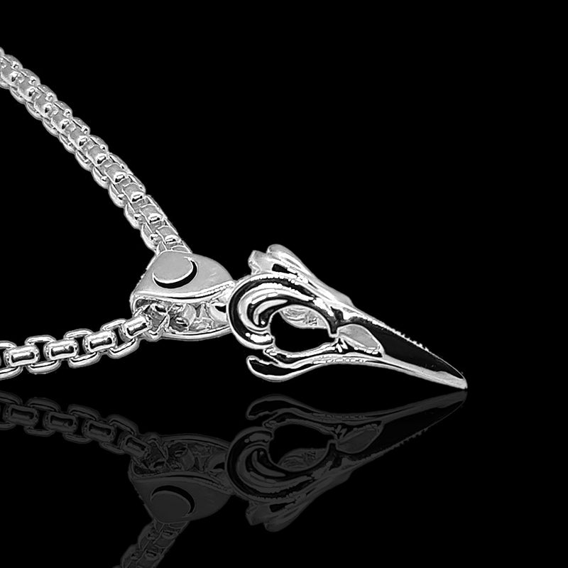 Raven Skull Pendant