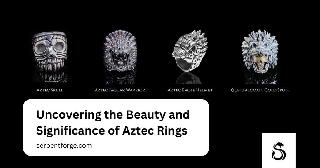 Uncovering the Beauty and Significance of Aztec Rings – Serpent Forge