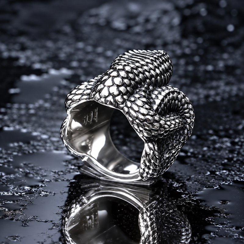 Lunar Snake Ring
