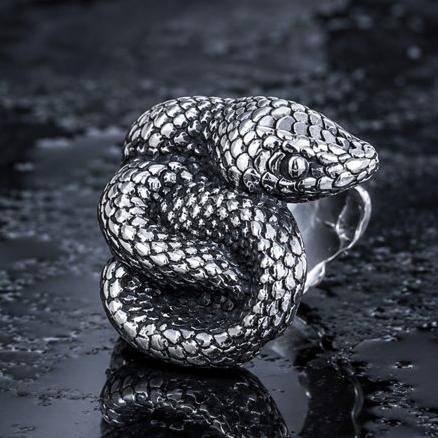 Lunar Snake Ring
