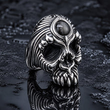Skull Black Star Sapphire