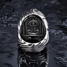 Skull Black Star Sapphire