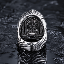 Skull Black Star Sapphire