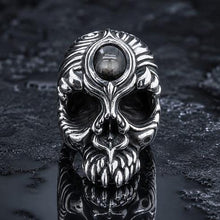 Skull Black Star Sapphire