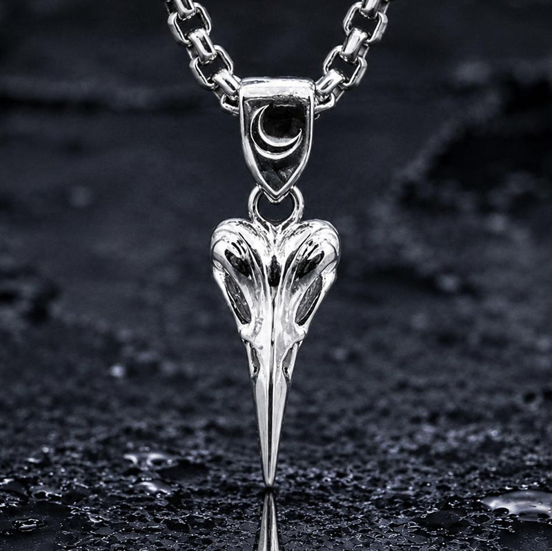 Raven Skull Pendant