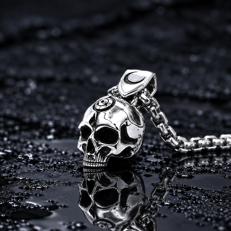Sharingan Skull Pendant