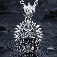 Quetzalcoatl Skull Pendant