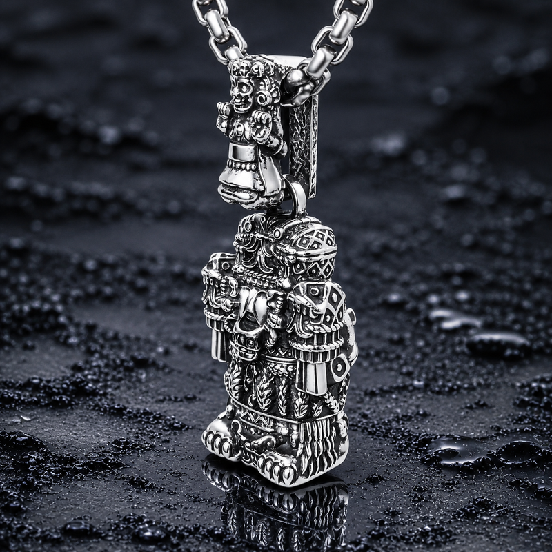 Cōātlīcue Pendant