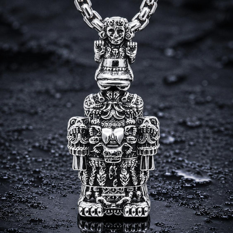 Cōātlīcue Pendant