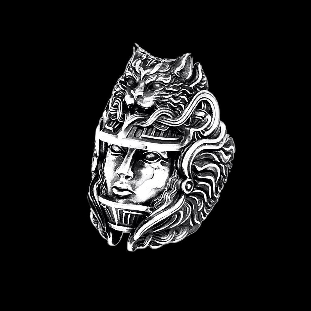 Freya Valkyrie Ring - 925 Sterling Silver – Serpent Forge