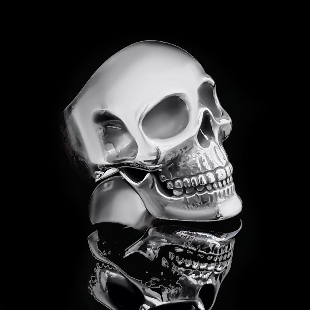 Human Skull Ring Detail